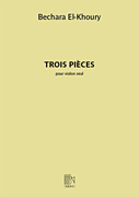 Cover for Three Pieces for Violin Solo : Editions Durand by Hal Leonard