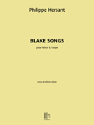 Blake Songs for Tenor and Harp