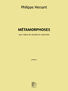 Metamorphoses Chamber Choir and Cello<br><br>Score