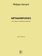 Metamorphoses Chamber Choir and Cello<br><br>Cello Part