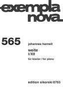 Weite I / XII for Piano Solo Exempla Nova 565