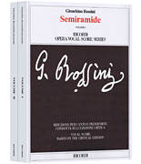 Semiramide Ricordi Opera Vocal Score Series