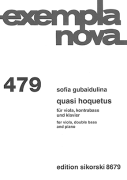 Quasi Hoquetus for Viola, Double Bass and Piano