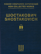 Product Cover for Compositions for Solo Voice(s) with Orchestra New Collected Works of Dmitri Shostakovich – Volume 89 DSCH Hardcover by Hal Leonard