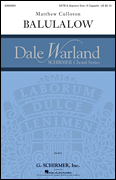 Balulalow Dale Warland Choral Series