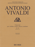Concerto for Violin, Strings and Basso Continuo – RV280, Op. 6 No. 5 Critical Edition Score