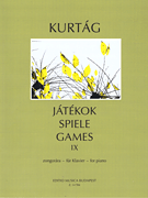 Games for Piano – Volume 9 (Spiele, Jatekok 9)