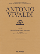 Sonate Violin and Basso Continuo RV11, RV37 Critical Edition Score