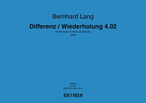 Differenz/Wiederholung 4.02 Trombone, Viola, Piano<br><br>Set of Scores