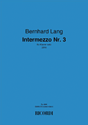 Intermezzo No. 3 Piano Solo