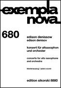 Concerto Alto Saxophone and Piano Reduction<br><br>Exempla Nova 680