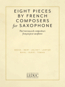 Eight Pieces by French Composers for Saxophone for Alto Saxophone and Piano