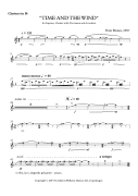 Time and the Wind for Soprano, Clarinet, Percussion, and Accordion<br><br>Score