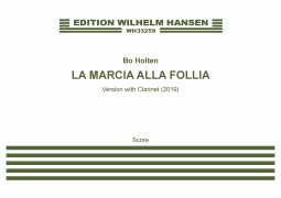 La Marcia Alla Follia for Flute (Picc), Clarinet, Violin, Cello, and Piano<br><br>Score