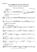 La Marcia Alla Follia for Flute (Picc), Clarinet, Violin, Cello, and Piano<br><br>Parts