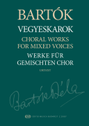 Choral Works for Mixed Voices Urtext Edition Paperback<br><br>Choral Score