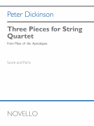 Three Pieces for String Quartet Score and Parts