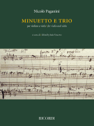 Minuetto and Trio in F-Sharp Major for Violin and Viola<br><br>Autograph Manuscript