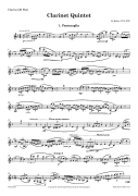 Clarinet Quartet Score and Parts