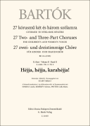 Hejja, Hejja, Karahejja! (Hawk, Hawk, Goshawk!) for Upper Voices<br><br>From 27 Two- and Three- Part Choruses