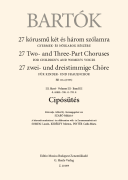 Ciposutes (Breadbaking) for Upper Voices<br><br>From 27 Two- and Three- Part Choruses