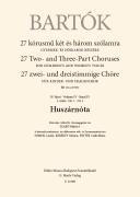 Huszarnota (Song of the Hussar) for Upper Voices<br><br>From 27 Two- and Three- Part Choruses