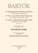 Resteknek Notaja (Song of the Sluggard) for Upper Voices<br><br>From 27 Two- and Three- Part Choruses