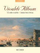 Vivaldi Album 12 Selected Arias for Contralto and Piano