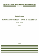 Mørk Er November (Score and Parts) for Piano and Accordion