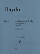 String Quartets, Vol. IV, Op. 20 (Sun Quartets) Set of Parts (Edition without fingering)