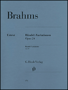 Händel Variations Op. 24 Piano Solo