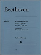 Clarinet Trios B Flat Major Op. 11 and E Flat Major Op. 38 for Piano, Clarinet (or Violin) and Violoncello