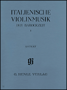 Italian Violin Music of the Baroque Era – Volume I Violin and Piano