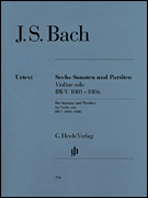 Sonatas and Partitas BWV 1001-1006 Violin Solo