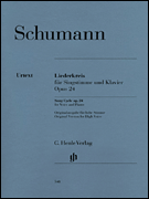 Song Cycle (Liederkreis) Op. 24 High Voice and Piano