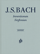 Inventions and Sinfonias Revised Edition – Piano Solo Hardcover with Fingerings