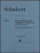 Sonata for Piano and Arpeggione A minor D 821 (Op. Posth.) Viola and Piano