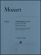 Violin Concerto No. 4 in D Major K218 Violin and Piano