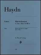Concerto for Piano (Harpsichord) and Orchestra G Major Hob.XVIII:4 Edition for Piano and String Quartet