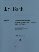 Sonatas for Viola da Gamba and Harpsichord BWV 1027-1029 Viola Solo