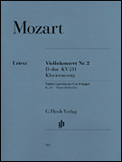 Concerto No. 2 in D Major K211 Violin and Piano Reduction