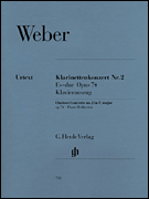 Clarinet Concerto No. 2 in E-flat Major, Op. 74 for Clarinet & Piano Reduction<br><br>with Urtext and Bärmann parts