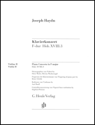 Concerto for Piano (Harpsichord) and Orchestra F Major Hob.XVIII:3 Violin II