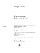 Concerto for Piano (Harpsichord) and Orchestra F Major Hob.XVIII:3 Viola
