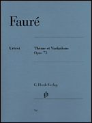 Thème et Variations Op. 73 Piano Solo