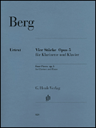 Four Pieces, Op. 5 for Clarinet and Piano