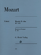 Wolfgang Amadeus Mozart – Rondo in D Major K. 485 Piano Solo