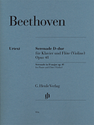 Serenade in D Major  Op. 41 for Piano and Flute (Violin)<br><br>Revised Edition
