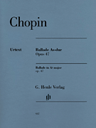 Ballade in A-flat Major, Op. 47 Revised Edition<br><br>Piano Solo