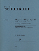 Adagio and Allegro, Op. 70 Edition for Violoncello and Piano<br><br>With Marked and Unmarked String